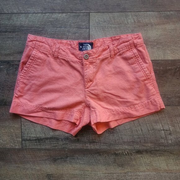 The North Face Pants - The North Face Coral Linen Cotton Blend Shorts Size 4